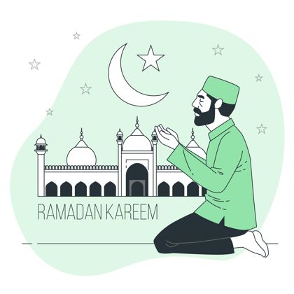 事件Ramadankareem？概念图宗教历史夜晚