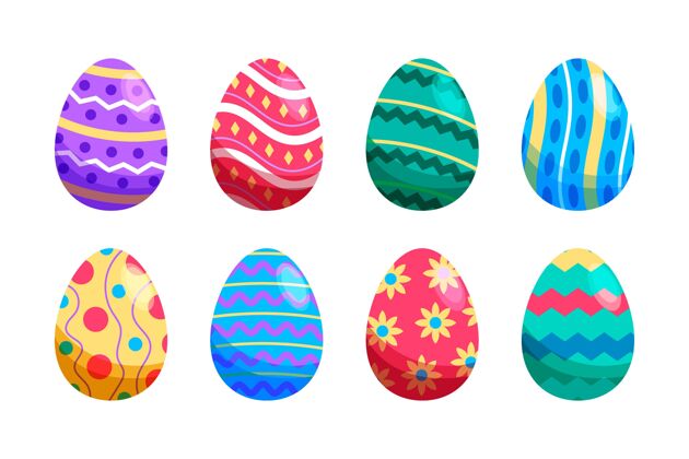 教复活节彩蛋收藏插图单位节日