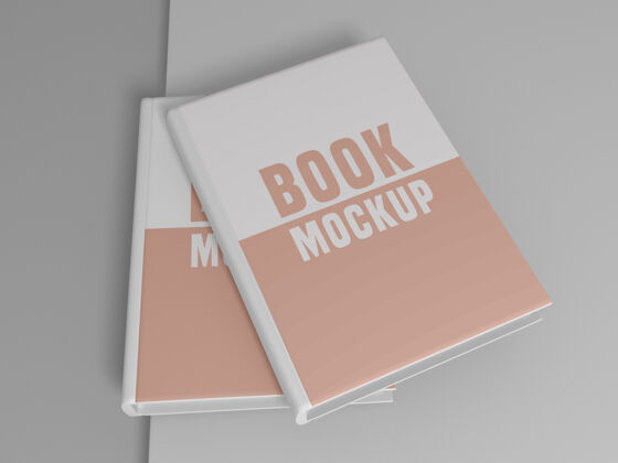 背面书籍封面设计模型psd封面清洁书籍