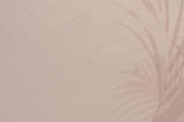 边框暗粉色油漆纹理 带树叶阴影粗糙叶子简单
