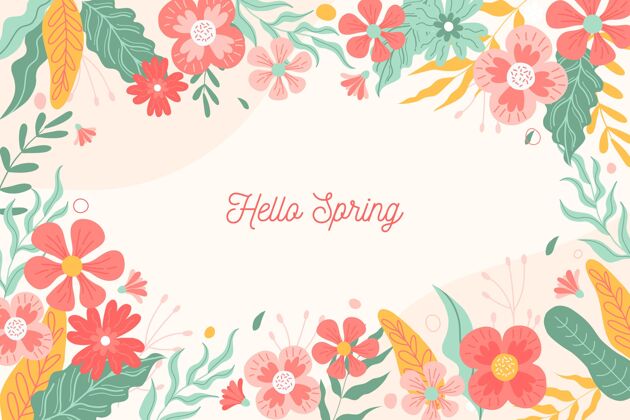 美丽春暖花开墙纸自然春天