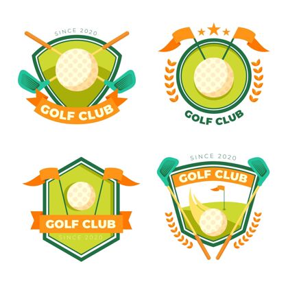Logo模板详细的高尔夫标志收集IdentityLogo标语