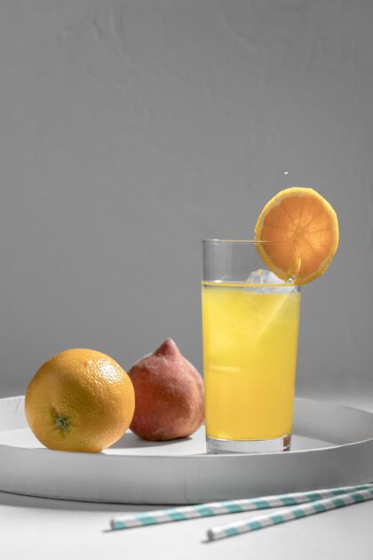 水果美味排毒果汁概念模型营养果汁营养